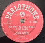Laurie London–He’s Got The Whole World /Cradle Rock-78 RPM, Gebruikt, 10 inch, Single, Ophalen of Verzenden