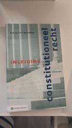Inleiding constitutioneel recht, Boeken, Studieboeken en Cursussen, Ophalen of Verzenden, Zo goed als nieuw, WO