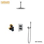 Hotbath IBS2A Gettogether inbouw doucheset geborsteld nikkel, Ophalen of Verzenden, Nieuw, Rvs, Douche