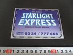sticker musical STARLIGHT EXPRESS starlight-theater bochum, Ophalen, Zo goed als nieuw