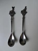 Zilveren Dierenbescherming Lepeltjes, Antiek en Kunst, Antiek | Bestek, Ophalen of Verzenden
