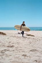 9’3 handshaped longboard, Watersport en Boten, Golfsurfen, Ophalen, Zo goed als nieuw, Longboard