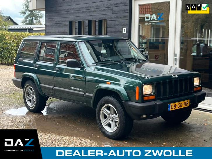 Jeep Cherokee 4.0i 60th Anniversary Aut/Airco/Leer/Cruise/Yo, Auto's, Jeep, Bedrijf, Te koop, Cherokee, 4x4, ABS, Airbags, Airconditioning