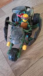 Auto met speelfiguur van ninja turtles, Ophalen of Verzenden, Gebruikt