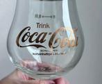 Vintage Retro Coca Cola glas met gouden logo, Ophalen of Verzenden, Frisdrankglas