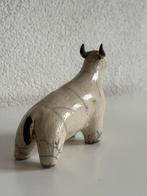 Keramische Stier Beeldje, Raku gestookt, Ophalen of Verzenden