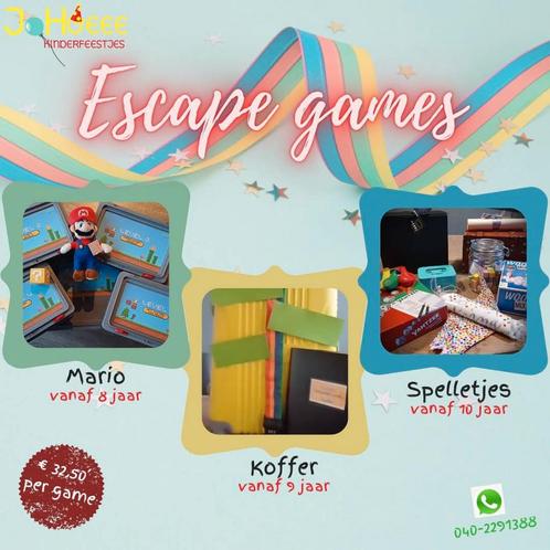 (Kinder) Escape game, Hobby en Vrije tijd, Overige Hobby en Vrije tijd, Zo goed als nieuw, Ophalen of Verzenden