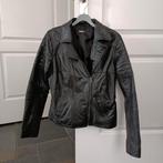 Zwart leren dames jas. Maat M., Kleding | Dames, Jassen | Zomer, Ophalen of Verzenden, Zo goed als nieuw, Maat 38/40 (M), Zwart