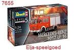 Modelbouw Revell 1:24 Mercedes Benz 1017 LF 16 - 7655, Auto, Revell, Groter dan 1:32, Nieuw