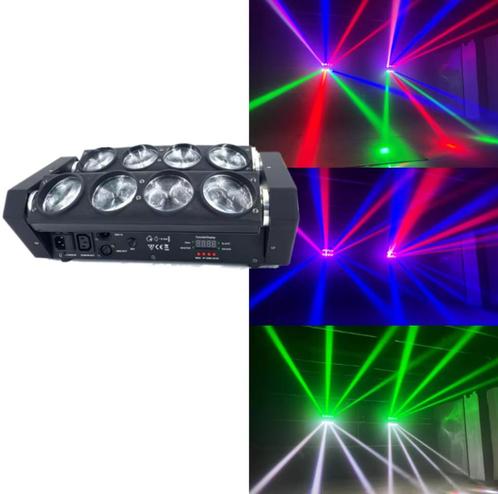 Led Moving Head Spider Light - 8X15W 4in1 Rgbw - Westlights, Muziek en Instrumenten, Licht en Laser, Nieuw, Licht, Geluidgestuurd