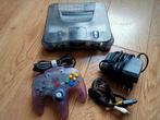 Nintendo N64 funtastic Smoke + Atomic purple controller, Spelcomputers en Games, Spelcomputers | Nintendo 64, Ophalen of Verzenden