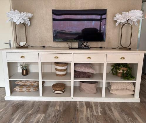Mooi groot dressoir., Huis en Inrichting, Kasten | Dressoirs, Gebruikt, 200 cm of meer, 50 tot 75 cm, Met lade(s), Met plank(en)