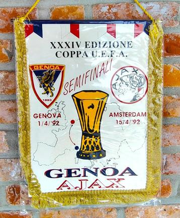 Ajax Amsterdam afc Genoa halve finale Europa cup 1992 vaan beschikbaar voor biedingen