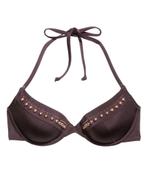 H&M chocolade bruine bikini bikinitop 80C, H&M, Bruin, Nieuw, Ophalen of Verzenden