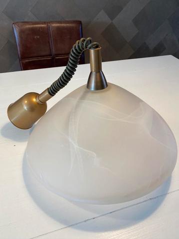 Masterlight hanglamp Glazen kap met marmer-look beschikbaar voor biedingen