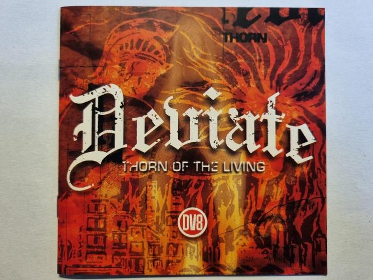 CD Deviate - Thorn Of The Living (1997, Belgische metal), Cd's en Dvd's, Cd's | Hardrock en Metal, Gebruikt, Ophalen of Verzenden