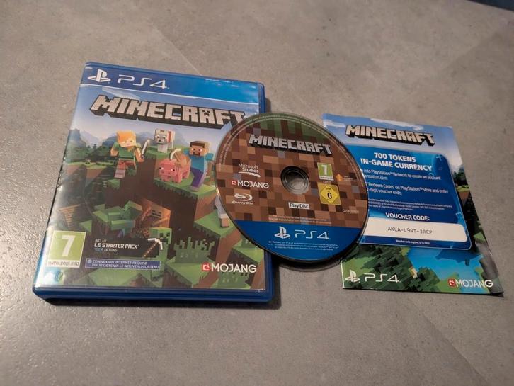 Minecraft PS4 spelletje, Spelcomputers en Games, Games | Sony PlayStation 4, Zo goed als nieuw, Avontuur en Actie, 3 spelers of meer