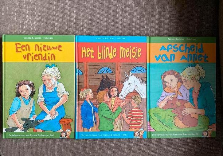 Rianne & Joanne - Deel 1, 7 & 10 - Jannie Koetsier, Boeken, Kinderboeken | Jeugd | onder 10 jaar, Zo goed als nieuw, Fictie algemeen