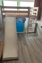 Flexa Halfhoogslaper 140x70 + Glijbaan, Kinderen en Baby's, Kinderkamer | Stapelbedden en Hoogslapers, Ophalen, Gebruikt, Halfhoogslaper