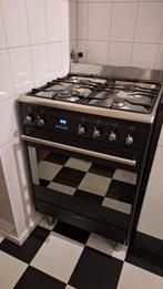 Smeg SNL61MA9 gasfornuis 4 pits 60 cm antraciet, Witgoed en Apparatuur, Fornuizen, Ophalen, 60 cm of meer, Zo goed als nieuw, Gas