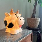 Vintage koe lamp, Kunststof, Gebruikt, Country, Ophalen of Verzenden