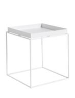 Hay bijzettaffel model Tray - wit - H40xB40xD40, Huis en Inrichting, Ophalen, Minder dan 55 cm, Metaal of Aluminium, Rond