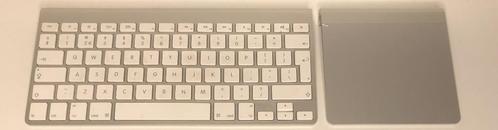 Apple draadloos keyboard (A1314) en Trackpad (A1339), Computers en Software, Toetsenborden, Gebruikt, Qwerty, Draadloos, Ergonomisch