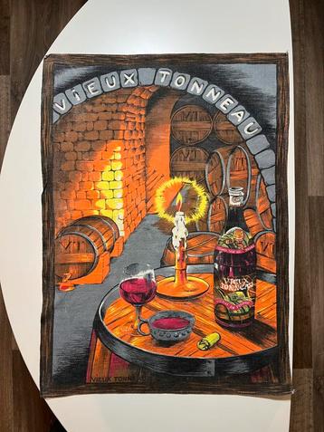 Vintage Franse Theedoek beschikbaar voor biedingen