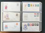 FDC Nederland in Davo insteekbladen album, Postzegels en Munten, Postzegels | Eerstedagenveloppen, Ophalen of Verzenden, Onbeschreven