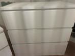 Malm ladekast, Ikea, wit 3 lades, Huis en Inrichting, Kasten | Ladekasten, Ophalen, 50 tot 100 cm, Zo goed als nieuw, 3 of 4 laden