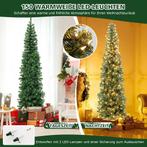 Grote Hoek Kerstboom 210cm Met Vastverbouwde Led-Verlichting, Diversen, Kerst, Nieuw, Ophalen of Verzenden