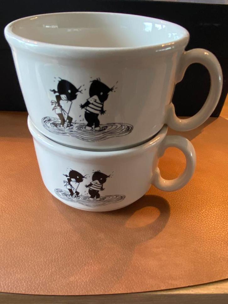 Twee Jip en Janneke Soepkommen onbeschadigd, Huis en Inrichting, Keuken | Servies, Zo goed als nieuw, Kom(men), Overige stijlen