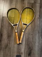 Te koop: 2x Yonex V-Core 98L – Sand Beige (Grip 2, 285g), Gebruikt, Ophalen of Verzenden, Racket, L2