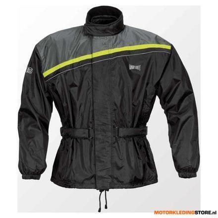 GMS Douglas Regenjas, Zwart-Geel-Fluor, Motoren, Kleding | Motorkleding, Nieuw met kaartje, Ophalen of Verzenden