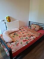 Meidenbed Leenbakker incl. matras 120 x 200, Eenpersoons, Zwart, Ophalen of Verzenden, Zo goed als nieuw