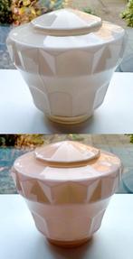 4x Antiek Glazen Thabur Lamp Bollamp Plafondlamp Zie Omschr, Ophalen of Verzenden, Zo goed als nieuw, Glas, Antiek / Art Deco / Jugendstil / Thabur / Haags design