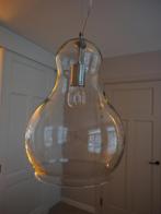 hanglamp 2 stuks, Huis en Inrichting, Lampen | Hanglampen, Ophalen, Zo goed als nieuw, Glas, 75 cm of meer