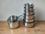 BK pannenset, Huis en Inrichting, Keuken | Potten en Pannen, Ophalen, Gebruikt, Rvs, Pannenset