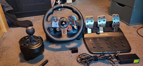 Logitech g29 met shifter, Spelcomputers en Games, Spelcomputers | Sony PlayStation Consoles | Accessoires, Zo goed als nieuw, PlayStation 3