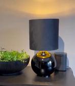 Tafellamp, Huis en Inrichting, Lampen | Tafellampen, Ophalen of Verzenden, Zo goed als nieuw, Glas, Minder dan 50 cm