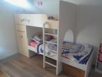 Degelijk zelfgemaakt stapelbed met opbergruimte, Ophalen, Gebruikt, 90 cm, 160 tot 180 cm