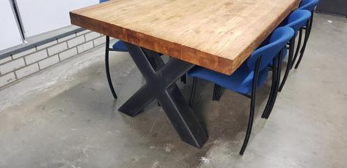 Eettafel tafel hout, Huis en Inrichting, Tafels | Eettafels, Zo goed als nieuw, 100 tot 150 cm, 200 cm of meer, Vijf personen of meer