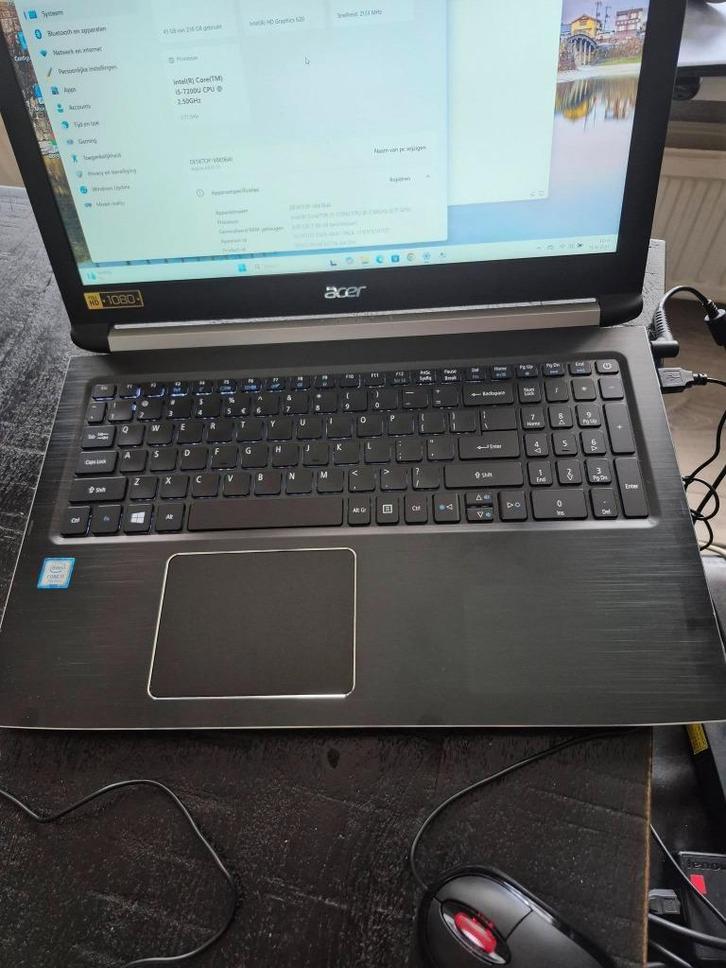 Acer Aspire A315 i5 8GB 256GB SSD FULL HD VERLICHT KEYBORD, Computers en Software, Windows Laptops, Gebruikt, 15 inch, SSD, 2 tot 3 Ghz