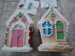 Huisjes kerstdorp / versiering met hanger 4x4x8 € 2,50 p.st, Ophalen of Verzenden, Nieuw
