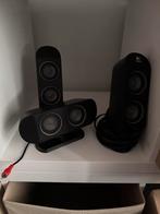 Logitech 3.1 speakerset met subwoofer - Uitbreidbaar 5.1, Overige merken, Gebruikt, Ophalen of Verzenden, Complete surroundset