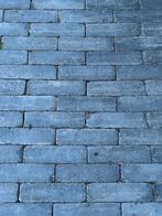 Grijs blauwe klinkers waaltjes, Ophalen, Gebruikt, Klinkers, Minder dan 5 m²