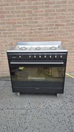 Smeg gasfornuis set incl afzuiger, Ophalen, 60 cm of meer, Zo goed als nieuw, Gas