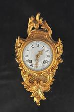 Bijzonder mooi Frans cartel klokje met slagwerk. €675,-, Ophalen of Verzenden
