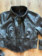 FBSister blouse/jas zwart mooie model mt XL, Zwart, Maat 46/48 (XL) of groter, Ophalen of Verzenden, Zo goed als nieuw