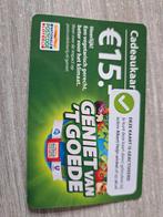 Cadeaukaart €15 AH, Tickets en Kaartjes